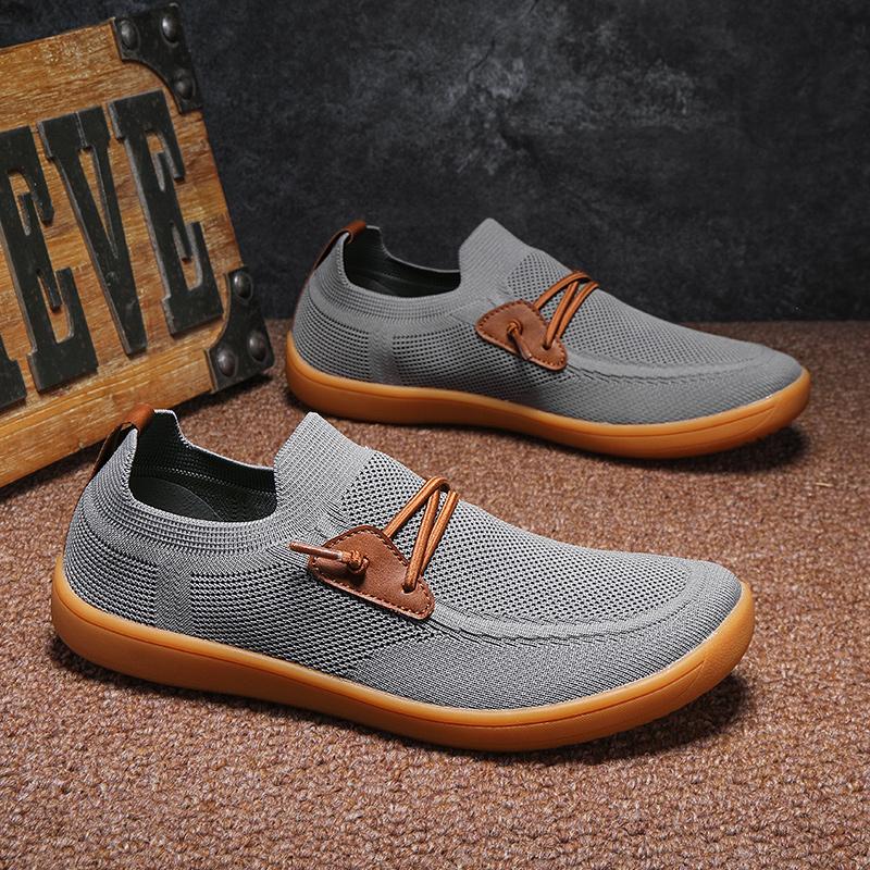 Fashion Size 50 Outdoor Couple Casual Shoes Comfortable Wide Toe Barefoot Shoes Lightweight Slip in Loafers Summer Breathable Walking