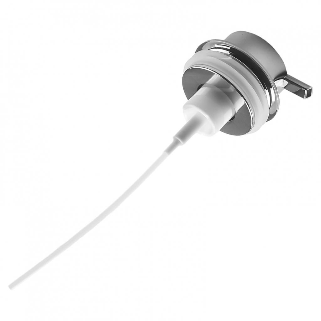 10.7x8cm Push Pump Head 1CC Volume 1pcs ABS Chrome Soap Dispenser