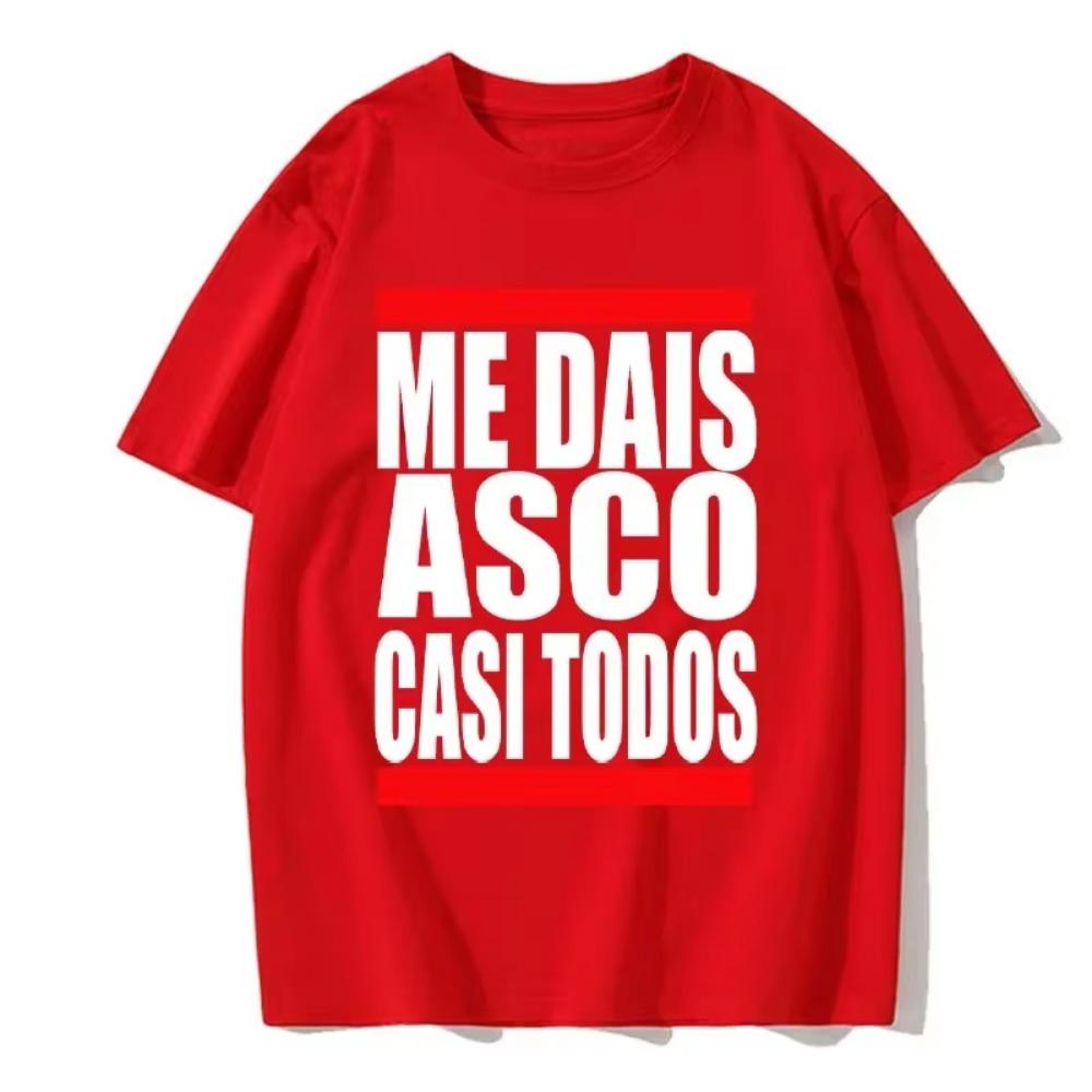 You Distinct Me Most Everyone T-shirt Fun Spanish Text Humorous T-shirt EU Size Neutral Casual Soft T-shirt