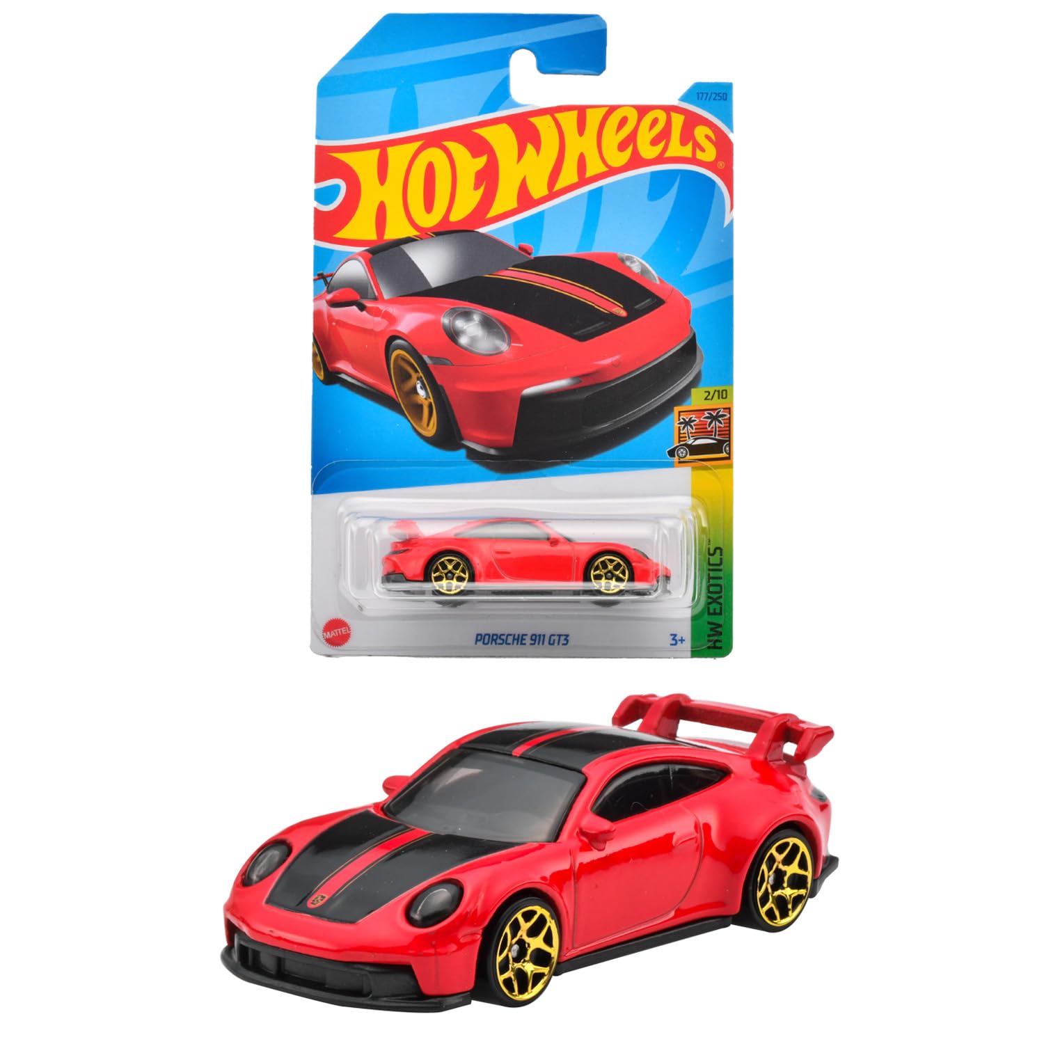 

Hot Wheels Basic Car Porsche 911 GT3 года и HNK26 [3 вверх]