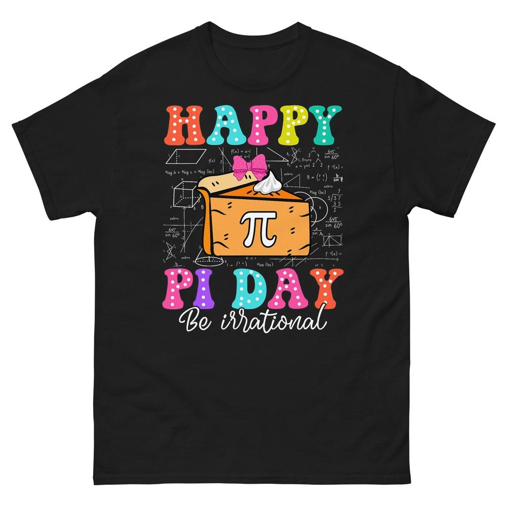 Happy Pi Day Funny Math Coach Teacher Pi Day Outfit Women T-Shirt L