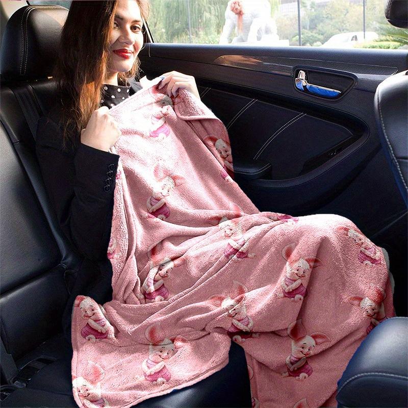 1pc Piglet Patterned Throw Blanket Cozy & Soft Cover for Home Decor, Couch, Bed, Travel