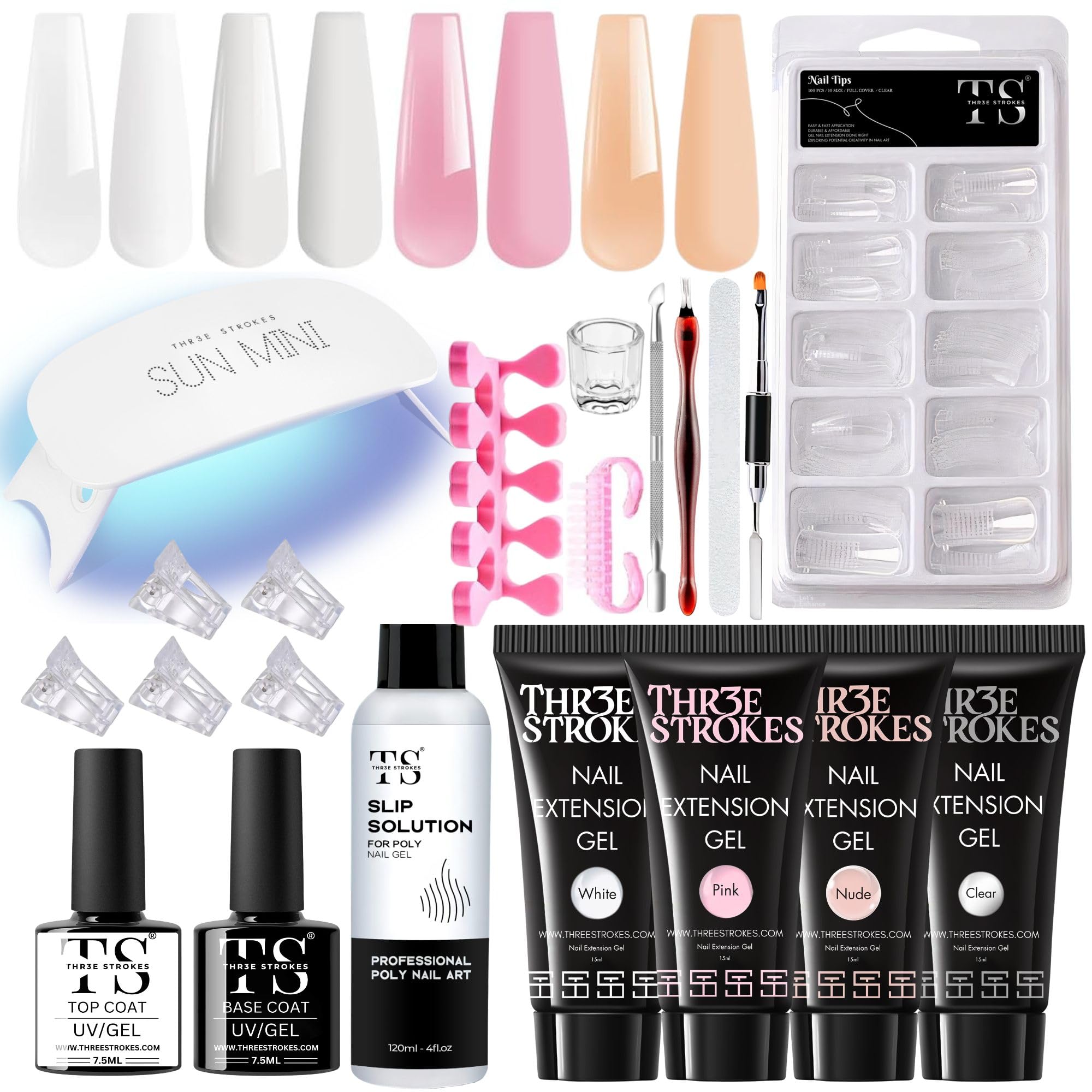 Thr3E Strokes Poly Nail Extension Gel