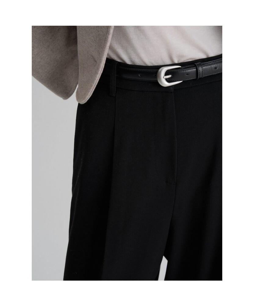8SECONDS January Daily Wide Slacks Black