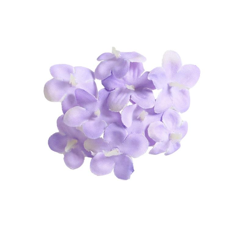 4cm 20Pcs Daisy Flower Heads Silk Hydrangea Artificial Flowers for Wedding Home Decoration DIY Christmas Wreath Gifts Accessory