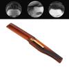 10pcs Brown Folding Pocket Comb Gold Buckle Handmade Comb Portable Fine Tooth Comb  For Men