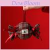 Christmas Candy Gift Bag With Grid Printing For Kids And Children