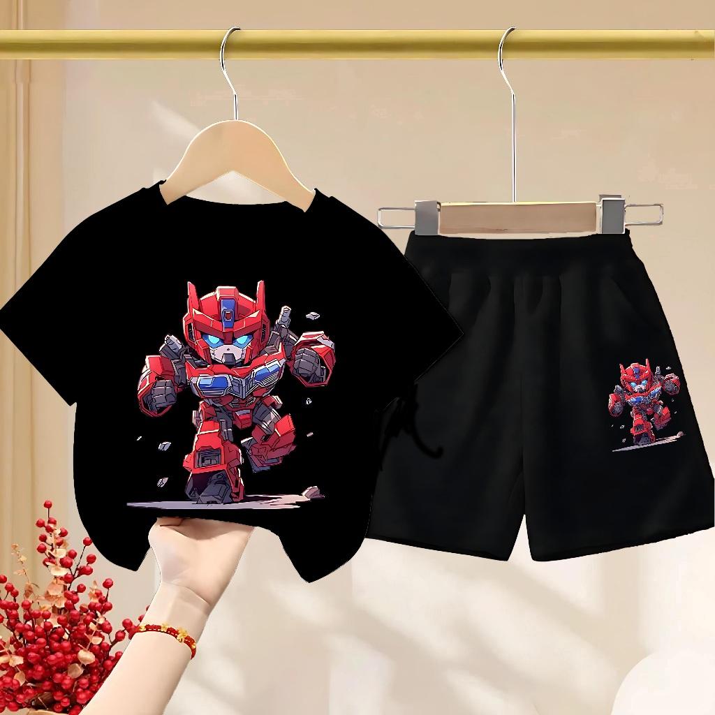 Boy Robot Shirt and Pants Clothing Set