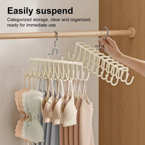 Suspender Hanger Underwear Vest Organizer Hook Strong Load-bearing Multifunctional Wardrobe Hanger with Multiple Hooks