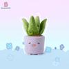 19cm Creative Green Plant Potted Plants Pink Tulip Mushroom Aloe Crabapple Soft Plush Toys Girls Boys Birthday Gifts Party Decor