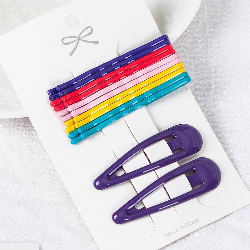 1Set Cute Candy Colors Dripping Hairpins BB Clip Girls Children Hair Clip Pin Barrette Accessories Women Kids Hairgrip Headdress