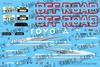Aoshima Bunka Kyozaisha The Best Car GT Series Toyota Hilux Pickup Double Cab 4WD Plastic Model 1/24 No.82