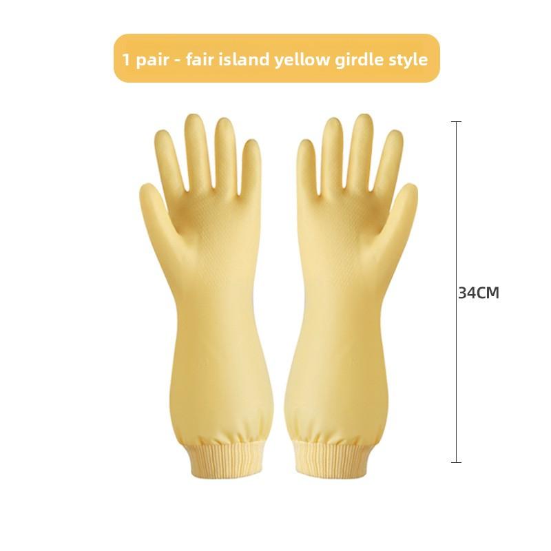 Durable Household Winter Thick Waterproof Gloves with Added Velvet