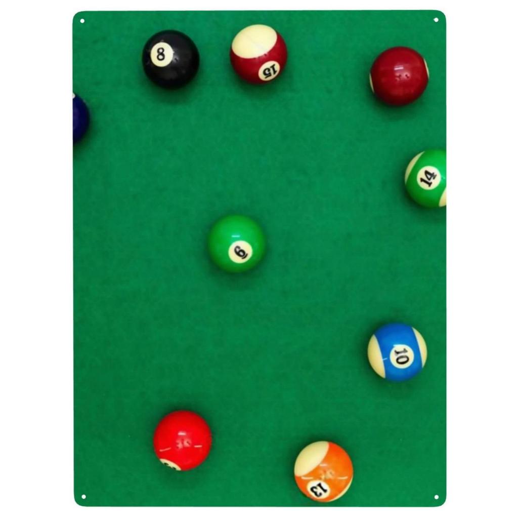 Billiards Metal Tin Signs Snooker Wall Art Posters Plaque Sign Vintage Iron Painting Decoration for Home Cafe Game Room Club Bar