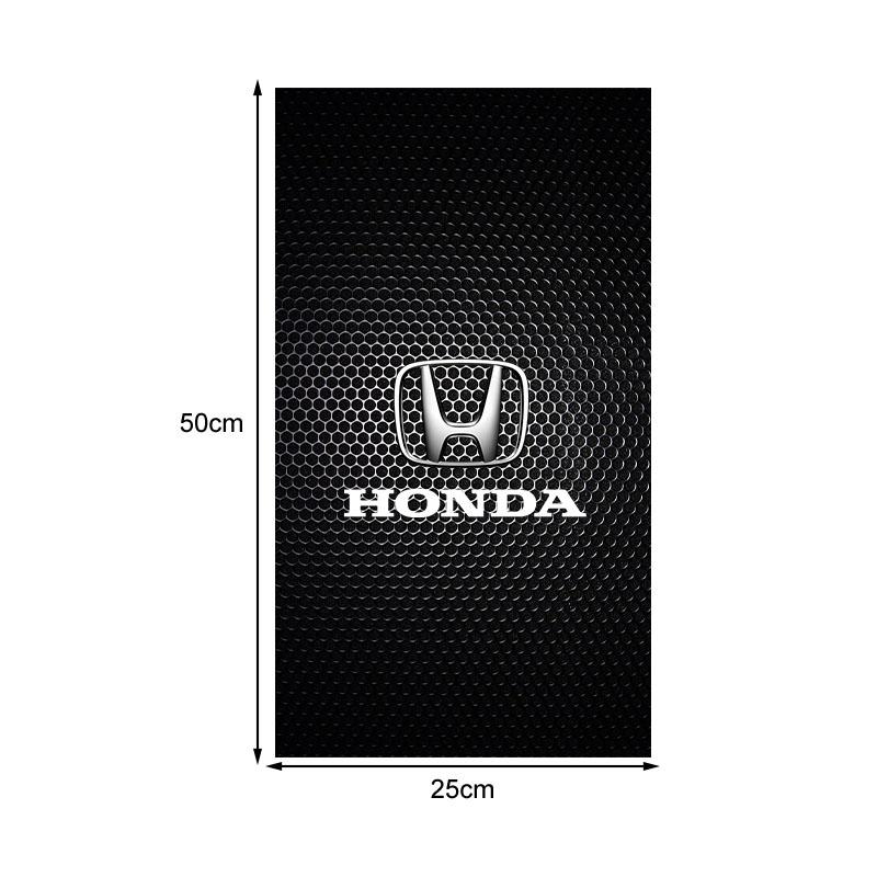 2Pcs Car Logo Center Pillar Protective Film Anti-scratch Sticker Decal For Honda Fit Mugen Insight Type S R VTEC Vezel RR SiPilot Fit XRV CRV HRV Dio
