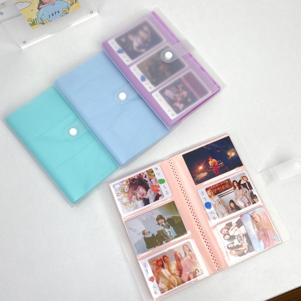 Mini Idol Star Card Collect Book 3 inch Photo Album Kpop Photocard Picture Holder Fans Gift Small Card Storage Binder