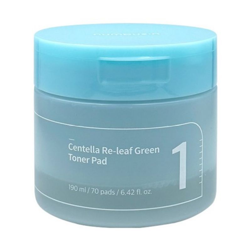 NUMBUZIN Cica Green Toner Pad 190mL 70Pads – Soothing & Hydration Care