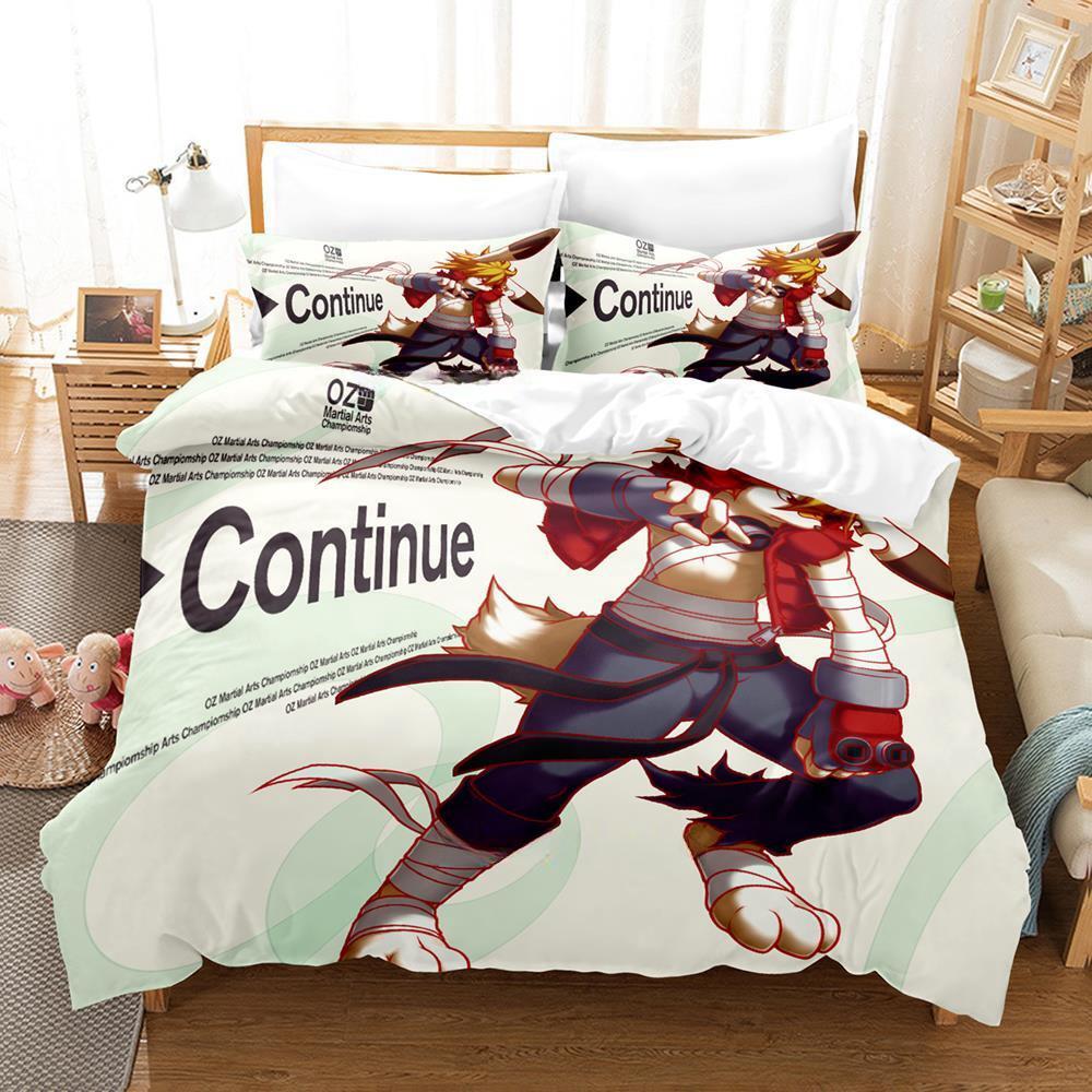 Fashion 3d Print Summer Wars King Kazma Bedding Set Cartoon Anime Three-piece Set Adult Kid Bedroom Duvetcover Sets Home Textile