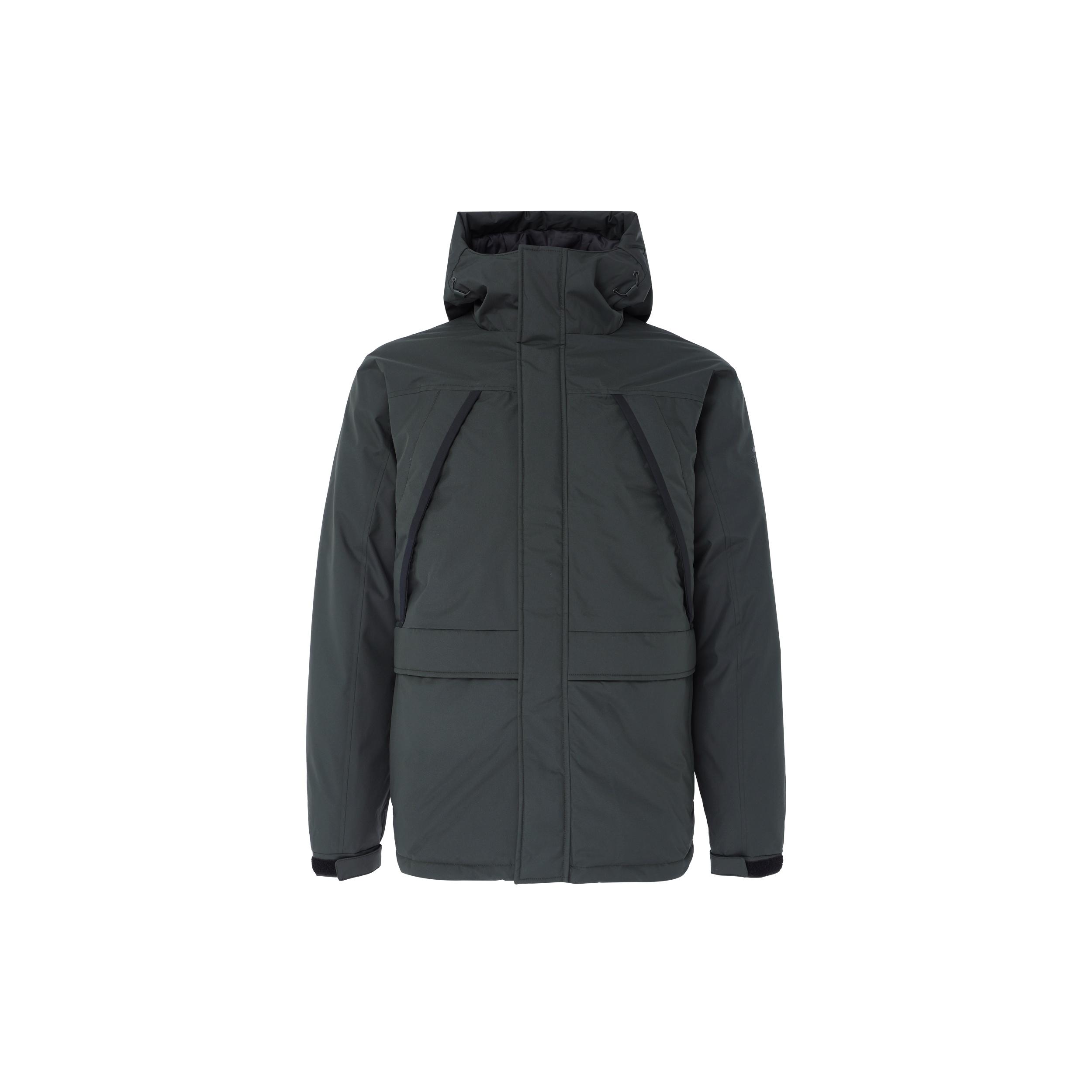 adidas Outdoor Sports hooded down Jacket Brown Men s GK0669 XS