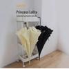 Lolita Lace Pagoda Princess Parasol - Elegant Wedding Umbrella with Long Handle, Goddess Sunshade, Cute Lolita Design, Sun Protection.