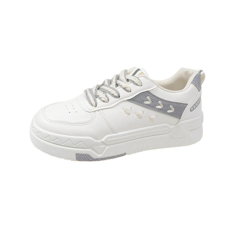 Spring New Ins Trendy and Versatile Casual Platform Single Shoes Student Sports Little White Shoes