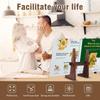 Wooden Recipe Book Stand Cd Record Plate Display Shelf Tabletop Photo Frame Ipad Rack Table Easel Cookbook Holder For Kitchen