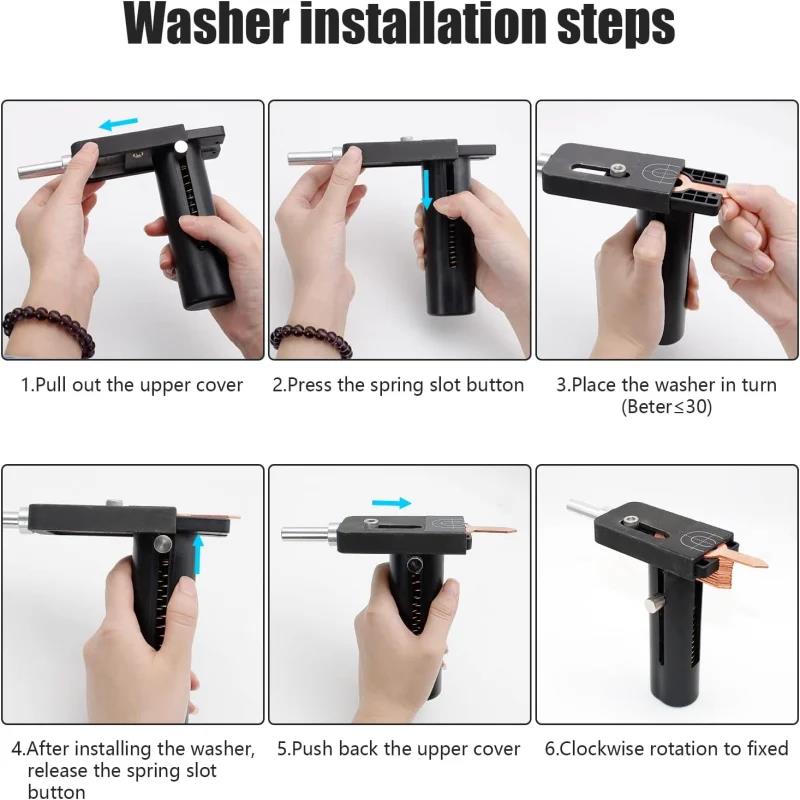 HOT Dent Puller Continuous Ejector Washers Kit Car Body Repair Tool with 20pcs Washers Spot Welding Dent Repair Device