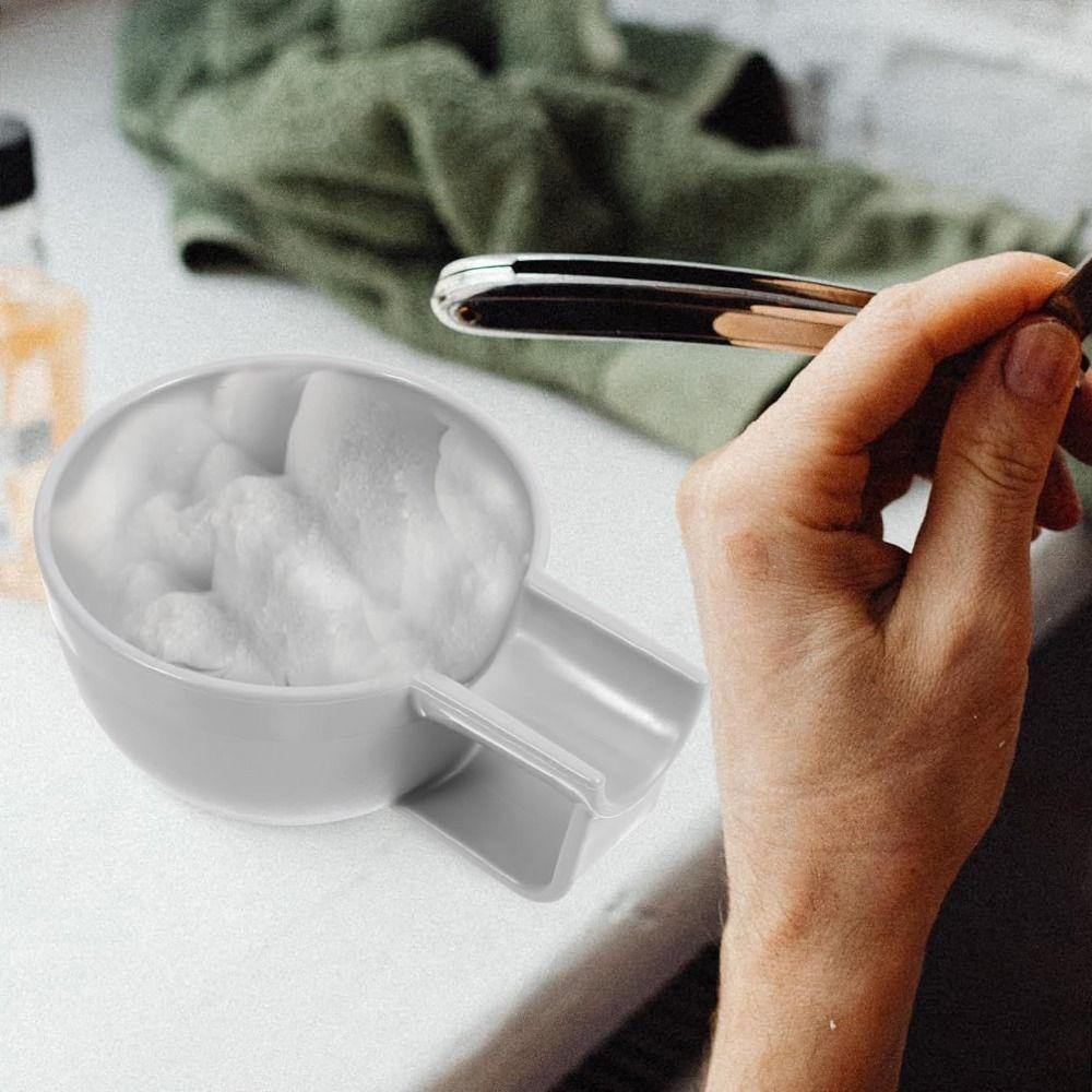 Portable Shaving Foam Bowl Reusable Soap Bubble Container Multipurpose Rim Shaving Mug  Business