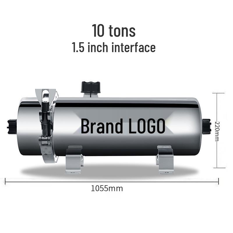 High-Flow Yellow Mud Water Filter Stainless Steel Ultrafiltration Kitchen Purifier for Whole House Central Water System