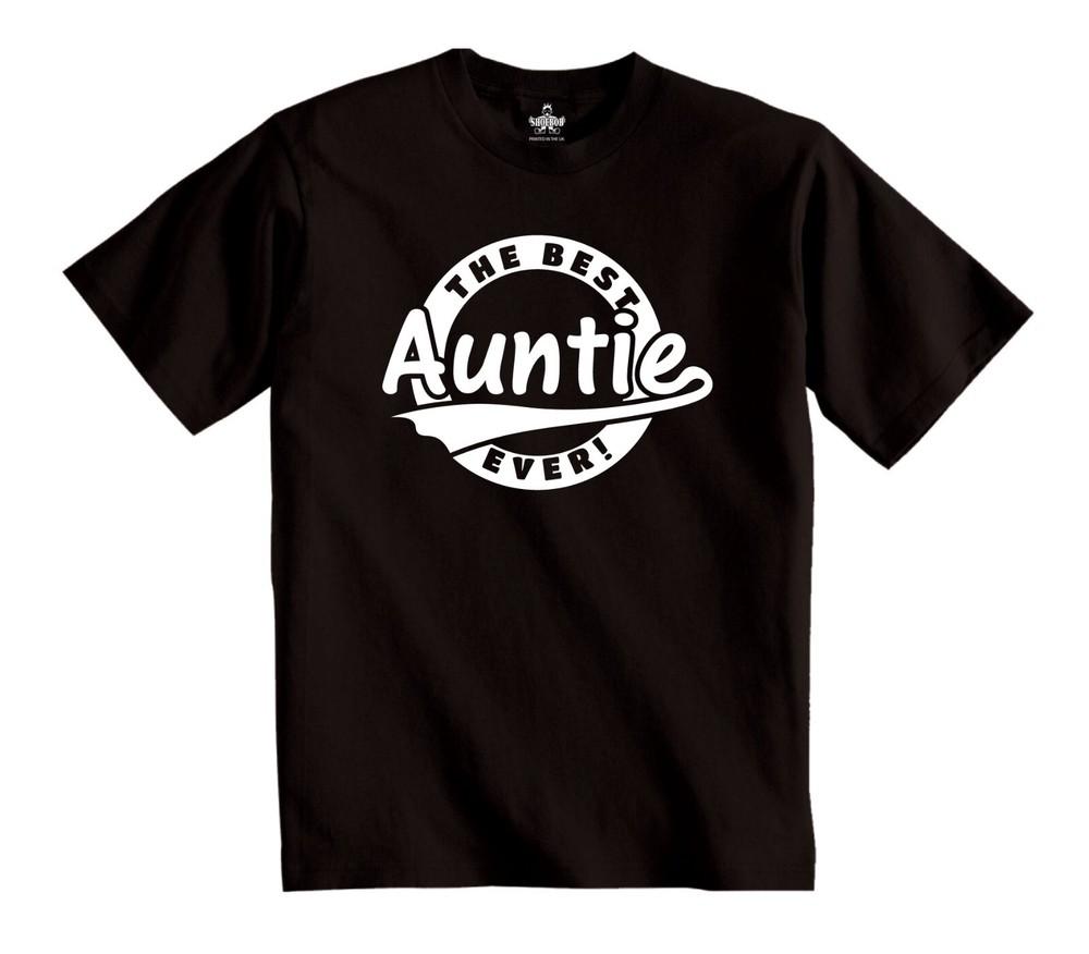 

Shoebob The Best Auntie Ever T-shirt Novelty Auntie Gift Heavy Cotton Tshirt 3XL