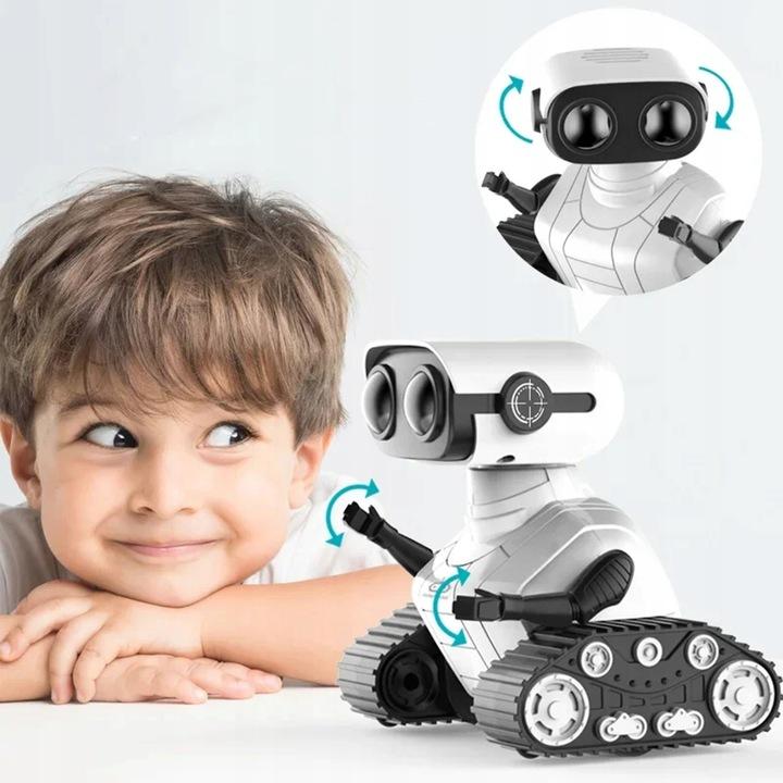 Robot Interaktywny Na Zdalne Sterowanie Na Pilot Auto Dla Dzieci Dźwięk Led