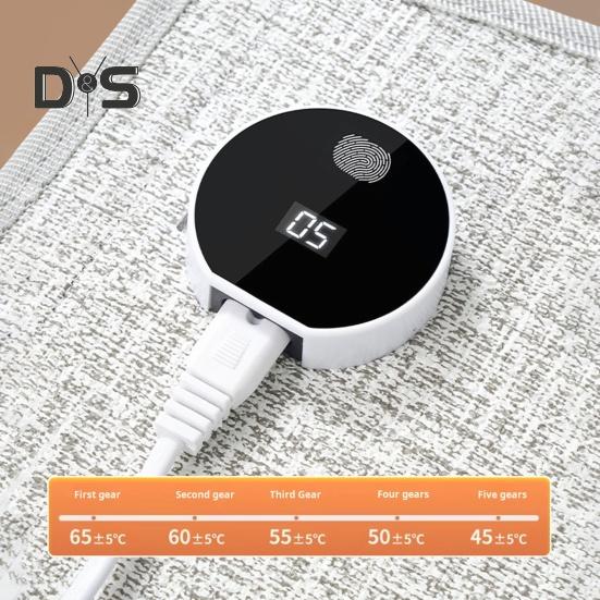 Under Desk Foot Warmer Portable Personal Space Heater Fully Enclosed Heating Quiet Leg Warmer for Winter Office Home Use