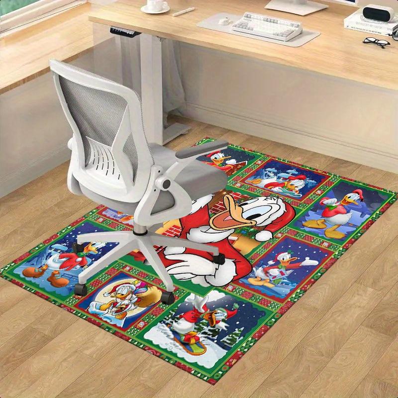 

1pc,Christmas Donald Duck Holiday Decorative Rug - Festive Home Office Chair Mat Outdoor GiftH153 60cm by 90cm