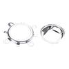  LED Lens Optical Glass 50mm Reflector Collimator Houseing Fixed Bracket for 20W 30W 50W 100W High Power COB Chip