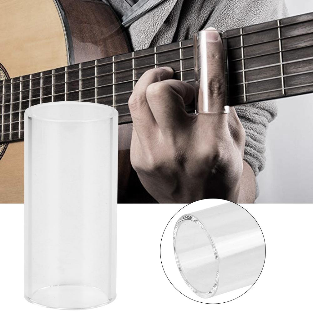 Universal Guitar Transparent Glass Slide Instrument Accessory Guitar Slide Set (51mm)