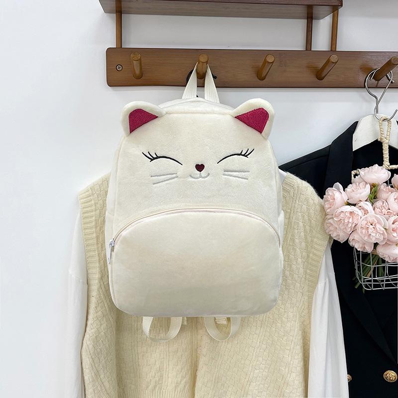 

School bag junior high school girls cartoon backpack female wind transparent large capacity high school students large capacity backpack белый