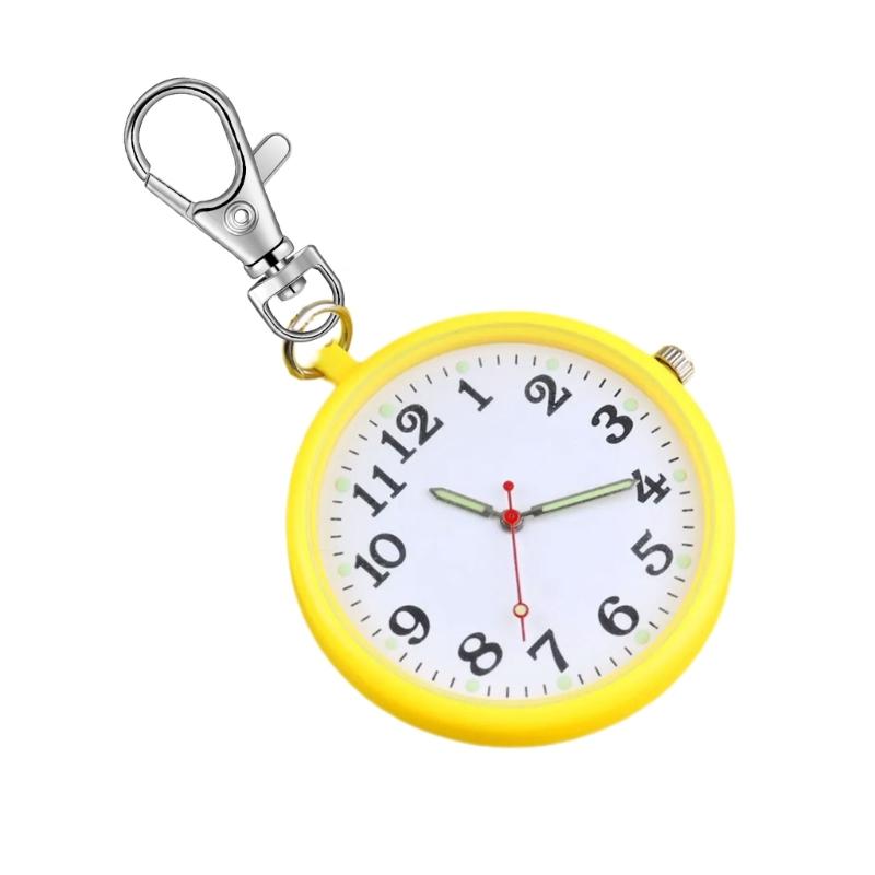 Portable Anti Shock Digital Keychain Timepiece For Outdoor Enthusiasts Seniors Traveler Lightweight Wearable Accessory