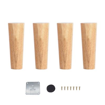 4PCS 10cm Wooden Table Legs Furniture Riser Sofa Leg Extender for TV Cabinet Chair Couch