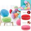 Charming 15 Inch Macaronshaped Cushion With Plush Cover And Supportive Pp Cotton Filling