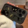 Lovely Black Cat Silicone Case For iPhone 16 15 13 12 11 14 Pro Max Plus 16E 16 Plus SE2 8 7 Plus X XS XR Shockproof Back Covers