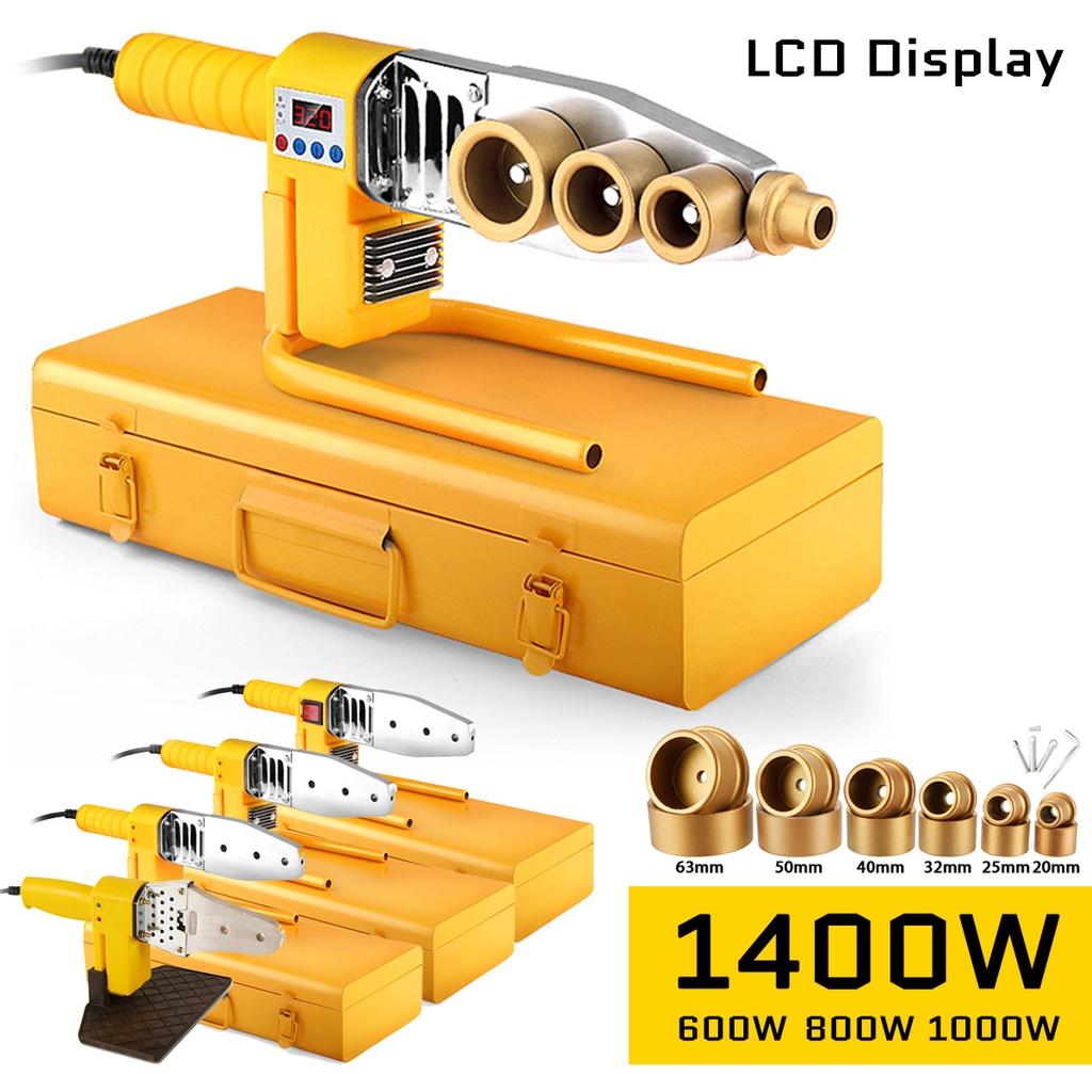 600W / 800W / 1000W / 1400W Súprava náradia na ohrievanie rúr na zváranie rúr pre PPR PB PE plastové rúrky PPR zváranie Regulácia teploty tavného stroja