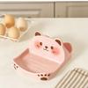 Bear Shape Design Lid Holder Non-Slip Pot Lid Rack Kitchen Counter Organizer  Kitchen Counter