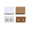 Blank Kraft Paper Earring Display Cards for Jewelry Packaging