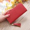 New Women's Wallet Long Zipper Student Bag Single Handle Carrying HandBags