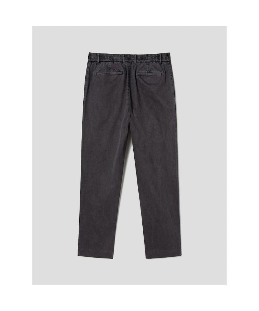 SHIFT.G Garment Dyed Cotton Slacks Gray