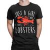 Unisex Unisexs Tshirt Lobster Lovers Club Funny Cotton Tee Shirt Short Sleeve T Shirts Crew Neck Clothes Big Size