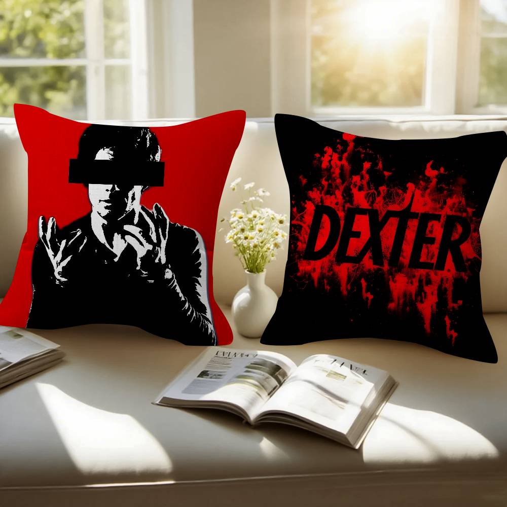 Hot Tv D-Dexteres Morgans Pillowcase Toon Gift Cushion Cover Bedroom Home Sofa Chair Seat Decor Pillow Case
