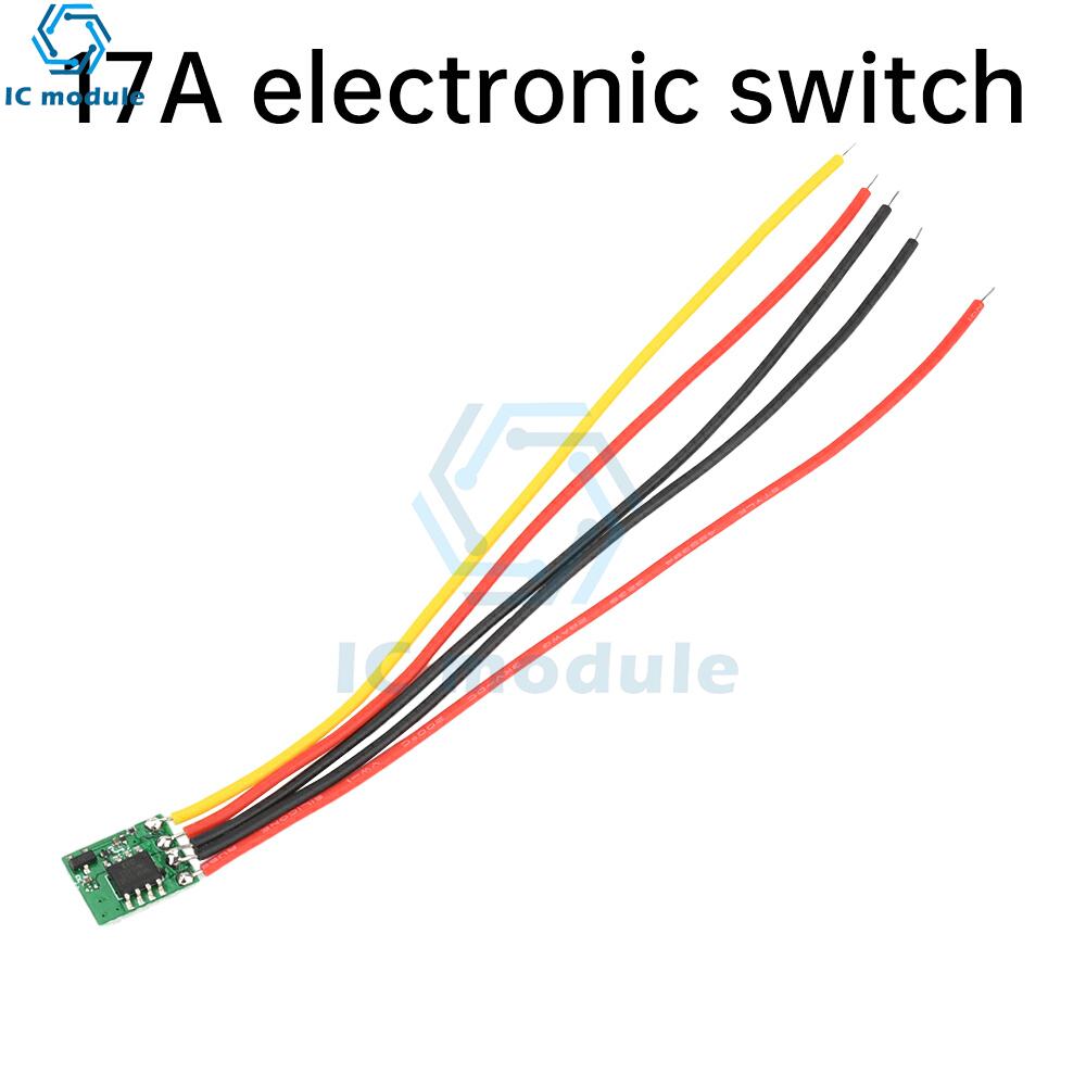 High and Low Level Signal Control 17A High Current Electronic Switch Driver Module 2-16V For RC Model Aircraft Drone