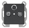 Lumina TV Socket End Black Wl3013