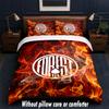 Nottingham Forest Football Design Bed Bedding Set 1 Duvet Cover + 2 Pillowcases Soft Breathable Household Bed Linens